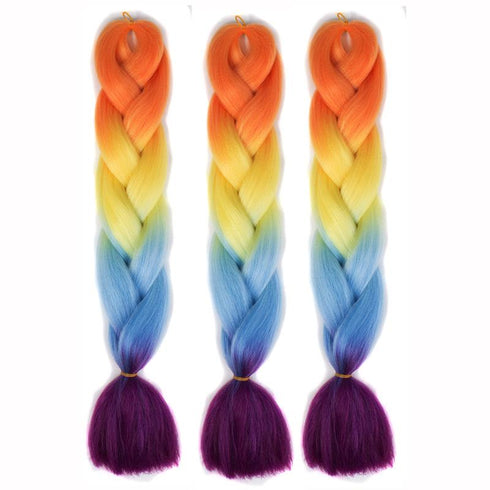 Chemical fiber big braid wig color dirty braid
