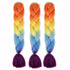 Chemical fiber big braid wig color dirty braid