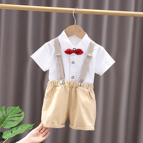 Summer short sleeve children's suit
