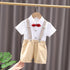 Summer short sleeve children's suit