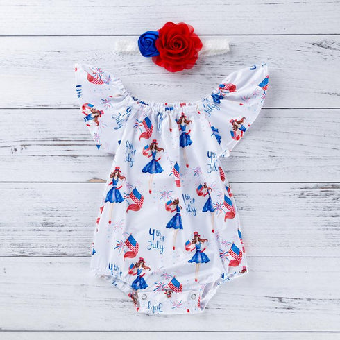 New American Independence Day girl onepiece