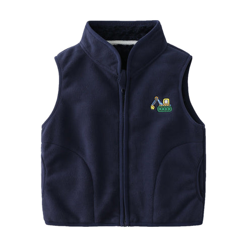 Fleece Vest with Optional Hood
