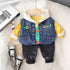 Boys autumn and winter suit set of three