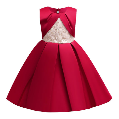 Children's Pleated Princess Dress