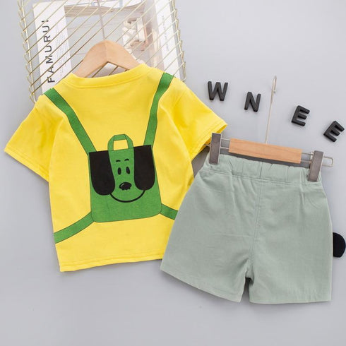 Children's Short Sleeve Suit Summer