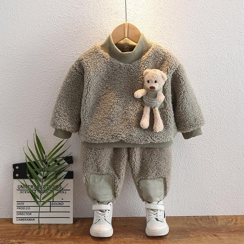 Children's Set Warm Fall/Winter Two-Piece Set