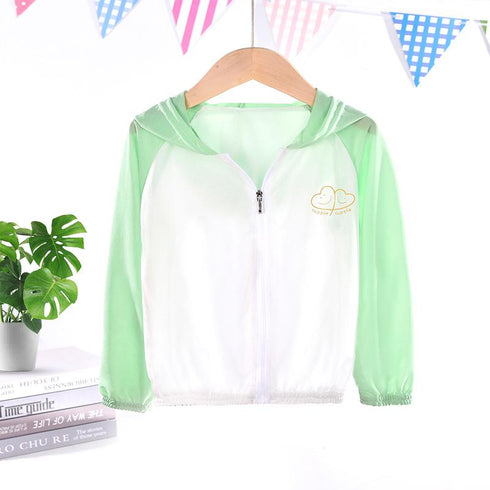 Children's breathable sunscreen clothing