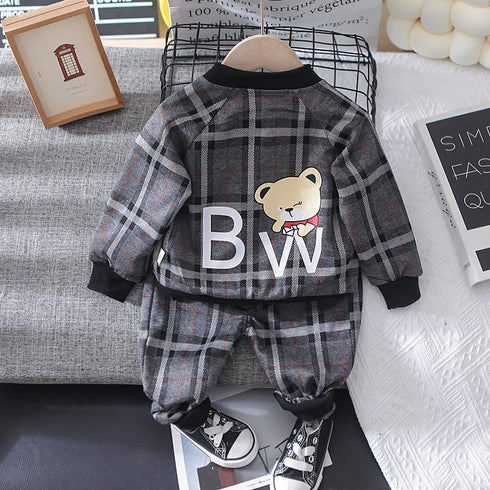 Boys Spring and Autumn Three-Piece Set