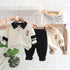 Spring and Autumn Boys' Long Sleeve Suit Two-Piece Set
