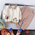Boys Spring and Autumn Long Sleeve Casual Pants Two-Piece Set