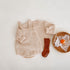 Solid Color Sweater Set Cotton Yarn Knitted Ha Coat Two-Piece Set