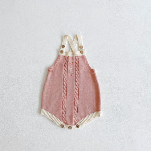 Spring and Autumn Knitted Embroidered Sweater Jacket with Twist Climbing Suit