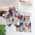 Cartoon Animal Summer Short Sleeve Shirt Two Piece Set