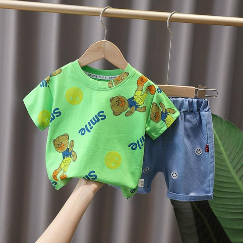 Children's clothing summer short sleeve children's suit