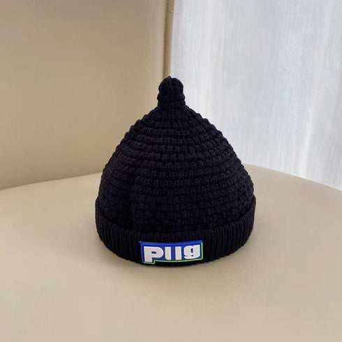 Baby wool hat winter knitted Joker baby hat 18.1-19.6 inches