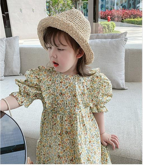 Girls' Skirt Floral Dress Princess Dress Summer Dress New