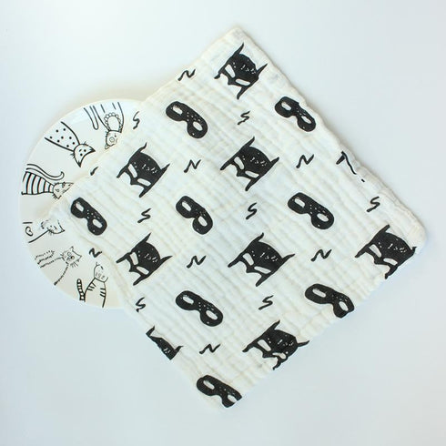 Baby 6-layer gauze saliva towel cotton bath towel