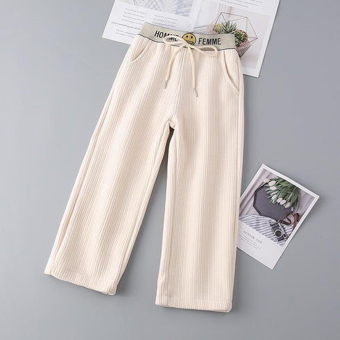 Girl's Smiley Casual Pants