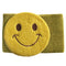 Cartoon smiley face-protecting knitted wool warm hair band