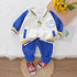 Spring and Autumn Boys Sports Baseball Suit Set of Three