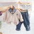 Spring and Autumn Boys Long Sleeve Set Two-Piece Set
