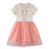 New Girls Short Sleeve Gauze Skirt Cute Foreign Style Princess Skirt
