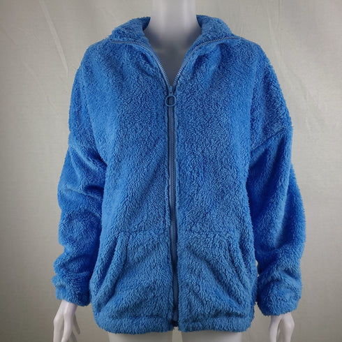Autumn and Winter Wool Zip Cardigan Double-sided Fleece Jacket