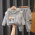 Boys spring and autumn suit set of three