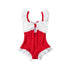 Girl's One-Piece Swimsuit Girl's Strap Bow Swimsuit