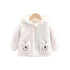 Winter children's padded hooded coat