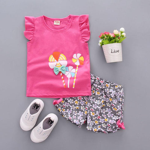 Summer Girls' Leisure Sports Set