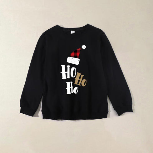Christmas long sleeve parent-child sweater