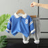 Spring and autumn boys long sleeve suit men's two-piece set