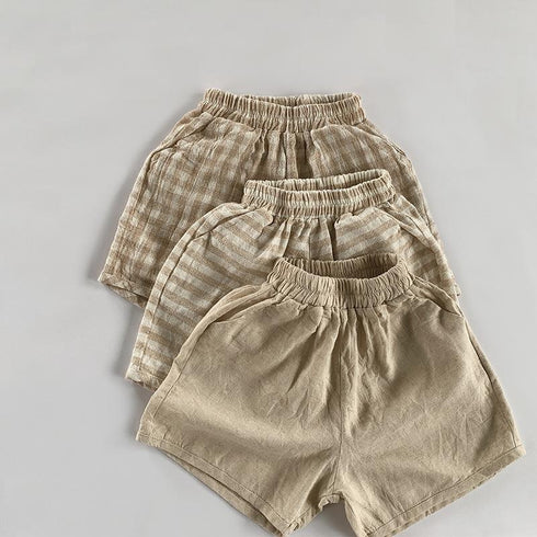 Thin Breathable Linen Cotton Shorts