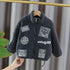 Winter boys thick warm long sleeve coat