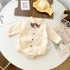 Baby's Siamese Clothes Bow Tie Shirt Climbing Clothes