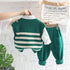 Spring and autumn boys casual sweater waistcoat set of three