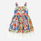 Children's Suspender Colorful Ceramic Printed Princess Skirt