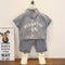 Children's short sleeve suit short sleeve shorts two-piece set