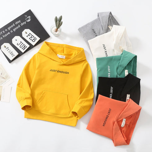 Spring and autumn children's long sleeve vests letter solid color pullover top