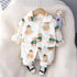 Fall/winter baby clothes plus velvet padded pajamas set two-piece set