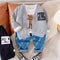 Spring and Autumn Boys Suit Three-Piece Set