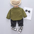 Boy's T-shirt Long Sleeve Sweatshirt Two-Piece Set