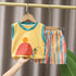 Summer boy vest set two-piece set
