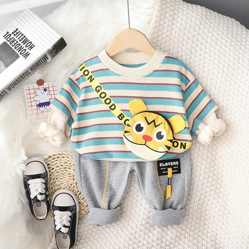 Boys' Suit Spring and Autumn Two-Piece Set