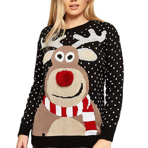 Christmas women's sweater knitwear