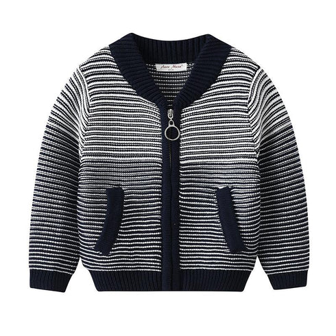 Boy's Knit Jacket Sweater
