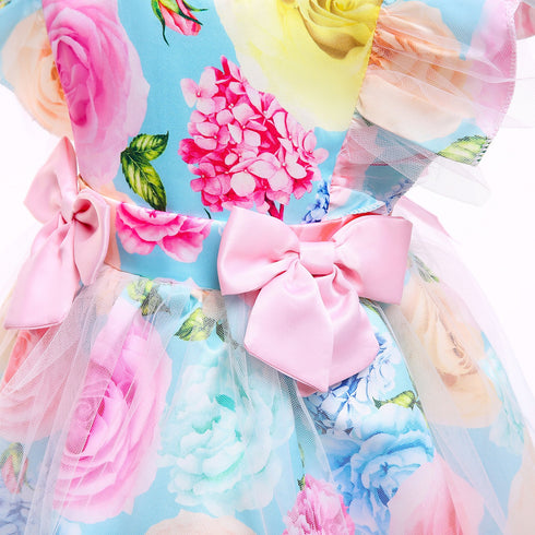 Spring Bow Princess Dress