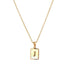 Cube Fritillaria Pendant Necklace