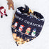 Small, medium and large dog dog cat triangle saliva towel Christmas decorative scarf